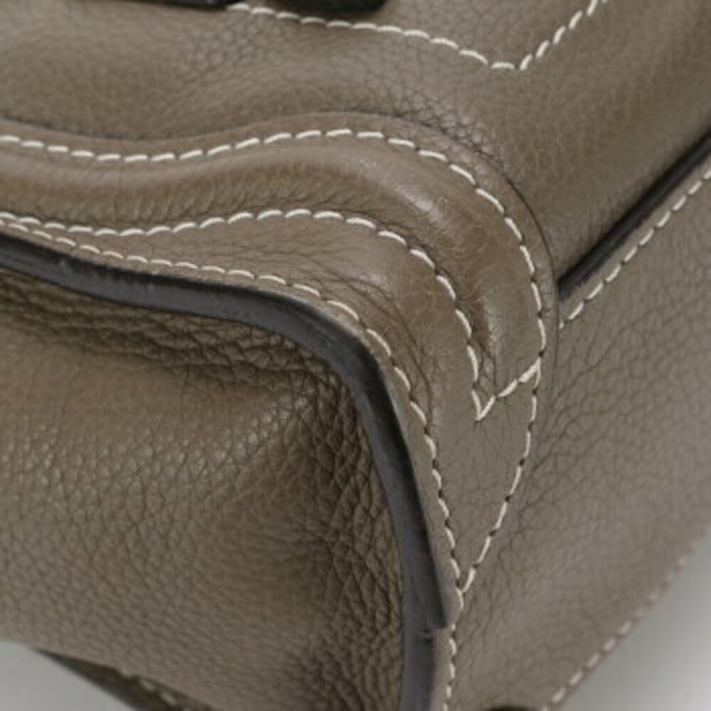 Celine Luggage Shopper leather handbag tote bag shoulder MME - Picture 8 of 14